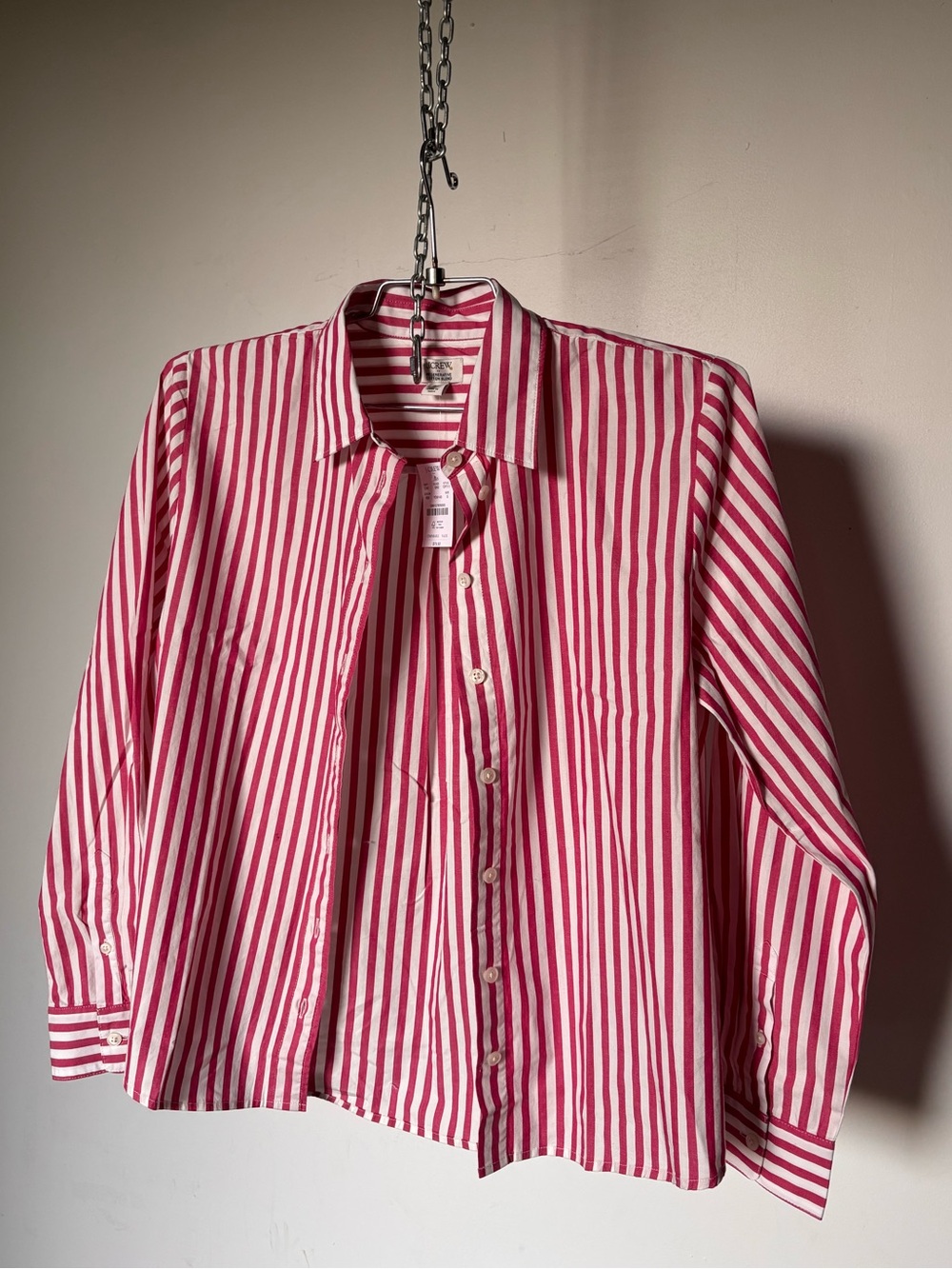 J.Crew Cotton Striped Button-Up Shirt